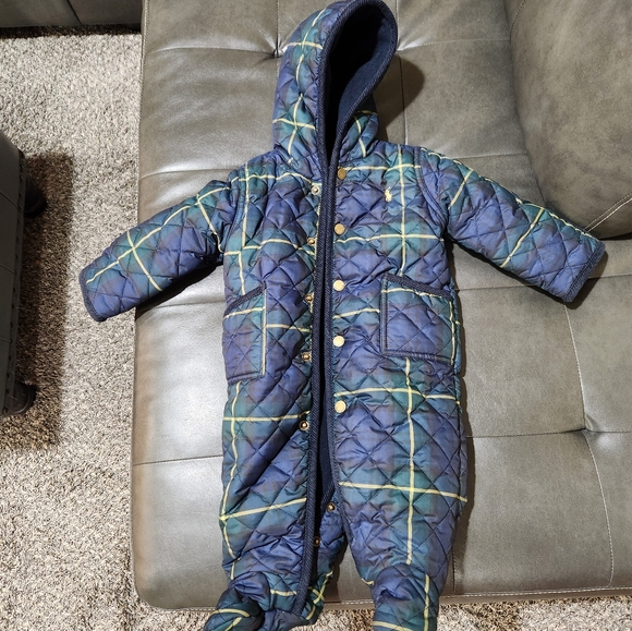 Ralph Lauren Polo Infant Snow Suit Size 6 Months - Picture 2 of 7